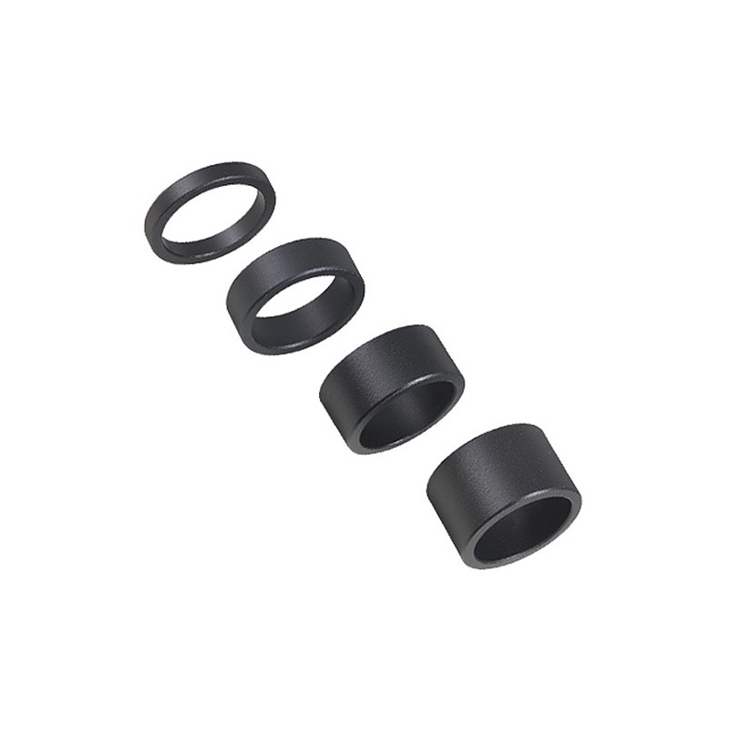 Espaciadores (50Uds)  BBB Aluspace 1.1/8'' 15Mm  Bhp-33 Oem Negro